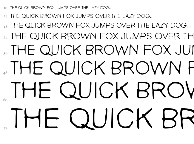 Nie Zabawne Komik font waterfall